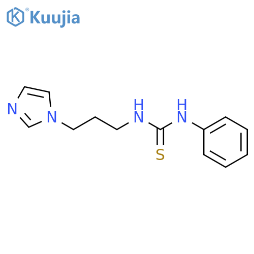 1-(3-imidazol-1-ylpropyl)-3-phenylthiourea structure
