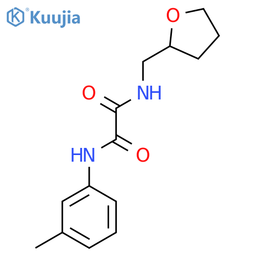 N'-(3-methylphenyl)-N-(oxolan-2-yl)methylethanediamide structure