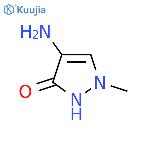4-Amino-1-methyl-1H-pyrazol-3-ol structure