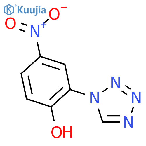 4-nitro-2-(1H-1,2,3,4-tetrazol-1-yl)phenol structure