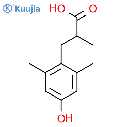 (S)-3-(4-Hydroxy-2,6-dimethylphenyl)-2-methylpropanoic acid structure