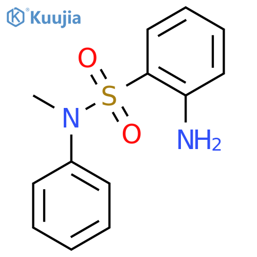 2-Amino-N-methyl-N-phenylbenzene sulfonamide structure