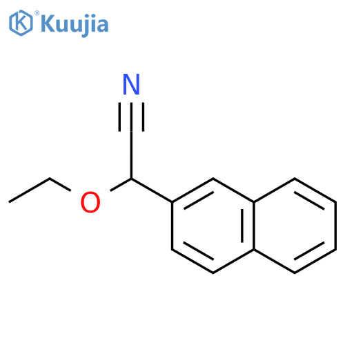 2-Ethoxy-2-(2-naphthyl)acetonitrile structure