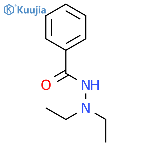 Benzoic acid, 2,2-diethylhydrazide structure