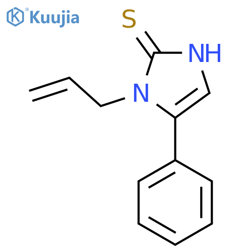 5-phenyl-1-(prop-2-en-1-yl)-2,3-dihydro-1H-imidazole-2-thione structure