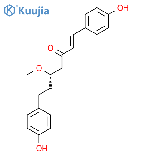 1-Hepten-3-one, 1,7-bis(4-hydroxyphenyl)-5-methoxy-, (1E,5S)- structure