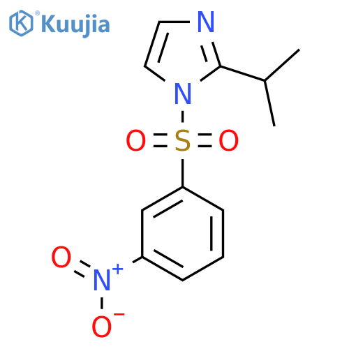1-(3-nitrobenzenesulfonyl)-2-(propan-2-yl)-1H-imidazole structure