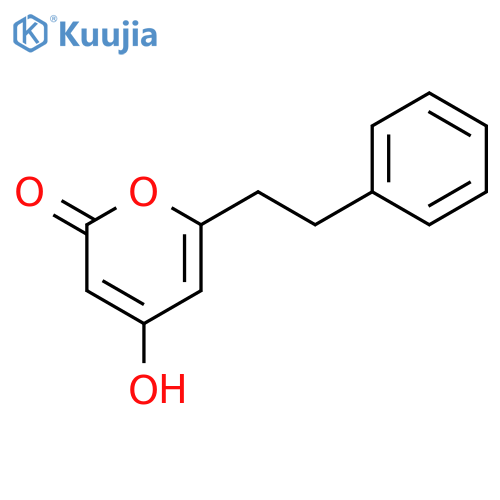 2H-Pyran-2-one,4-hydroxy-6-(2-phenylethyl)- structure
