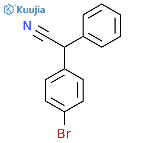 (4-Bromophenyl)(phenyl)acetonitrile structure