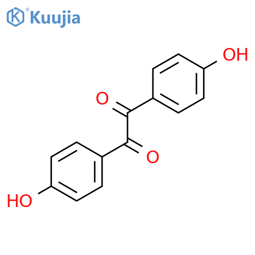 1,2-Bis(4-hydroxyphenyl)ethane-1,2-dione structure