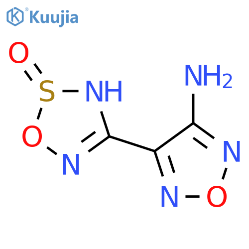 4-(2-Oxido-3H-1,2,3,5-oxathiadiazol-4-yl)-1,2,5-oxadiazol-3-ylamine structure