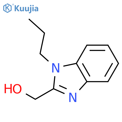 (1-propyl-1H-1,3-benzodiazol-2-yl)methanol structure