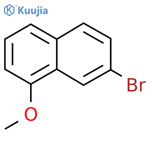 7-Bromo-1-methoxynaphthalene structure
