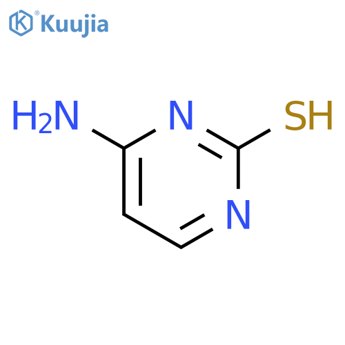 4-Amino-2-mercaptopyrimidine structure