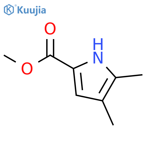 methyl 4,5-dimethyl-1H-pyrrole-2-carboxylate structure