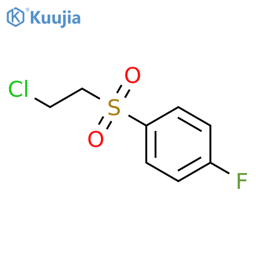 2-Chloroethyl 4-fluorophenyl sulfone structure