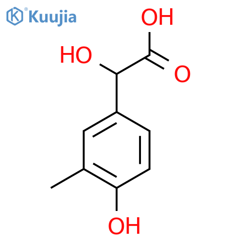 4-Hydroxy-3-methylmandelic acid structure