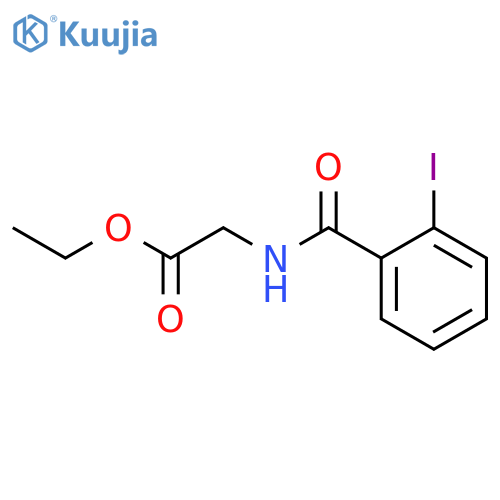 ethyl N-[(2-iodophenyl)carbonyl]glycinate structure