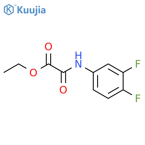 Ethyl (3,4-Difluorophenyl)amino(oxo)acetate structure