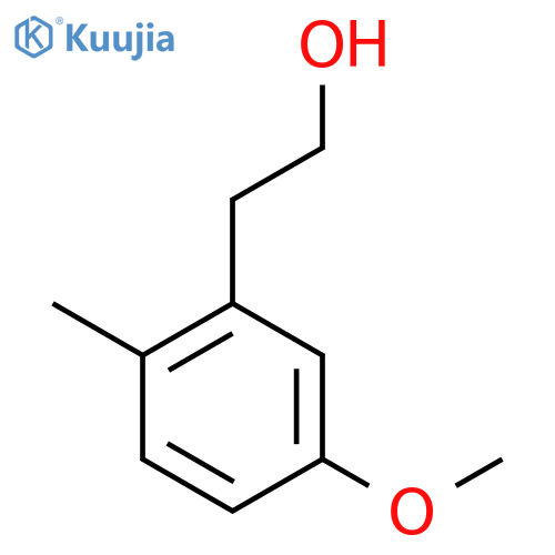2-(5-methoxy-2-methylphenyl)ethan-1-ol structure
