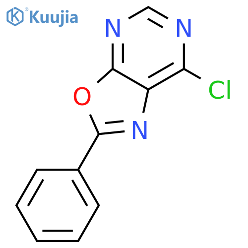7-Chloro-2-phenyl1,3oxazolo5,4-dpyrimidine structure