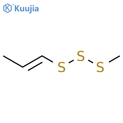 Trisulfide, methyl1-propen-1-yl structure