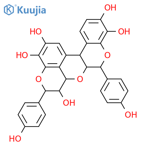 3,4',7,8-Tetrahydroxyflavan-(3→4,4→5)-3,4',7,8-tetrahydroxyflavan; (2R,2'R,3R,3'S,4α,4'α)-form structure