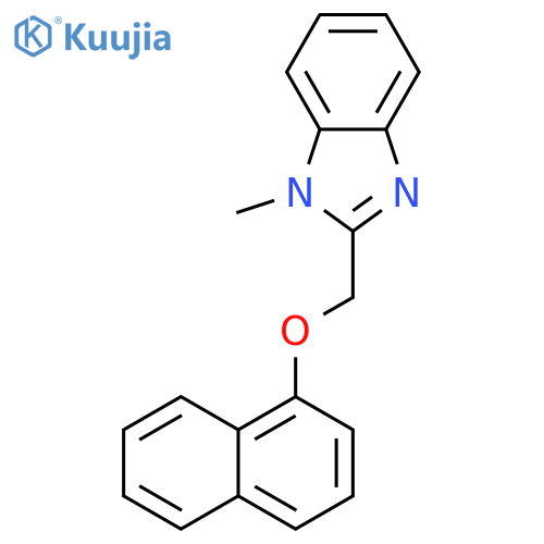 1-methyl-2-(naphthalen-1-yloxy)methyl-1H-1,3-benzodiazole structure
