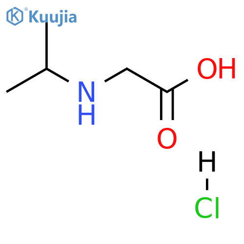 2-(propan-2-yl)aminoacetic acid hydrochloride structure