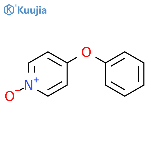 Pyridine, 4-phenoxy-,1-oxide structure