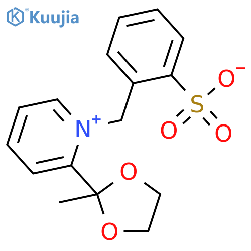 Pyridinium,2-(2-methyl-1,3-dioxolan-2-yl)-1-[(2-sulfophenyl)methyl]-, inner salt structure