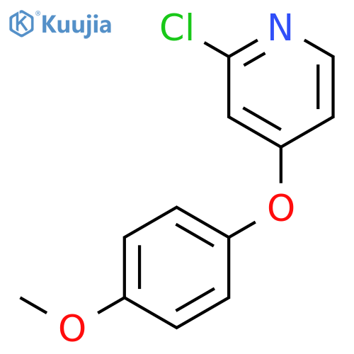 Pyridine, 2-chloro-4-(4-methoxyphenoxy)- structure
