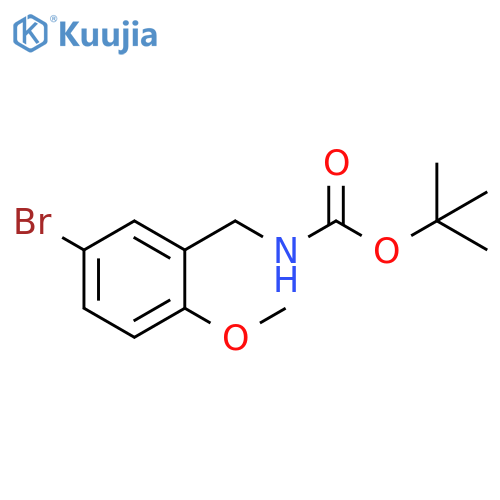 tert-butyl N-(5-bromo-2-methoxyphenyl)methylcarbamate structure