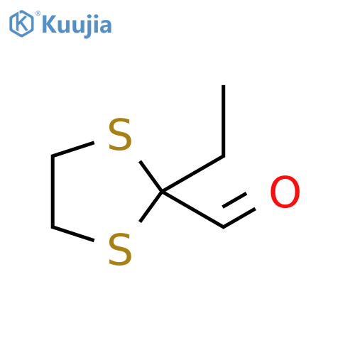 2-ethyl-1,3-dithiolane-2-carbaldehyde structure
