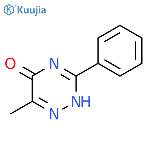 1,2,4-Triazin-5(2H)-one, 6-methyl-3-phenyl- structure