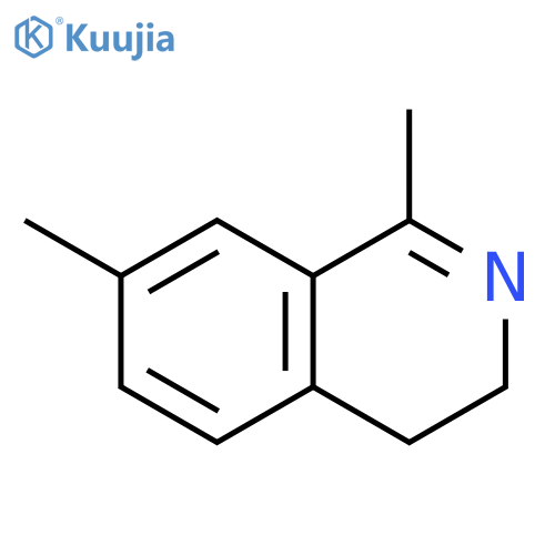 Isoquinoline, 3,4-dihydro-1,7-dimethyl- structure