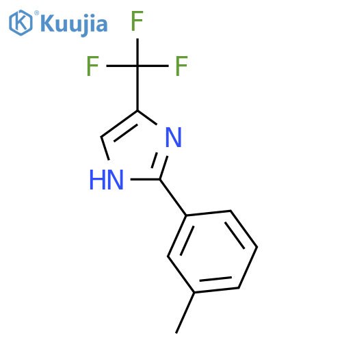 1H-Imidazole, 2-(3-methylphenyl)-4-(trifluoromethyl)- structure