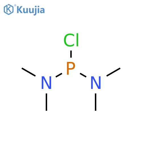 Bis(dimethylamino)chlorophosphine structure