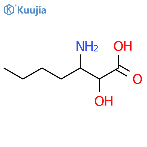 (2S,3R)-3-Amino-2-hydroxyheptanoic acid structure