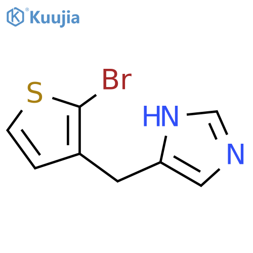 4-(2-bromothiophen-3-yl)methyl-1H-imidazole structure