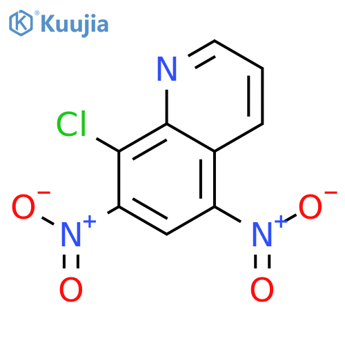 8-Chloro-5,7-dinitroquinoline structure