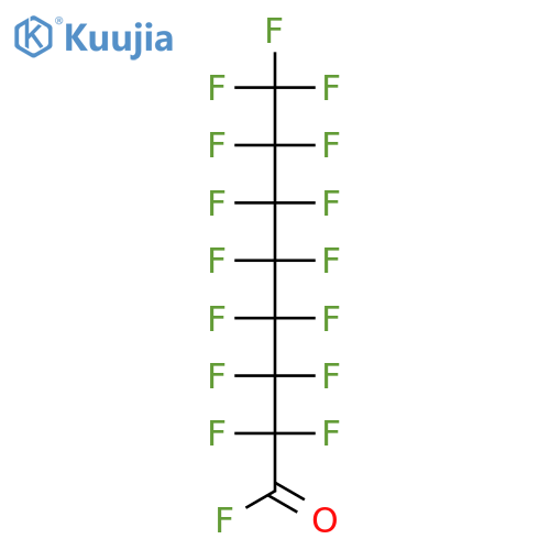 Octanoyl fluoride,2,2,3,3,4,4,5,5,6,6,7,7,8,8,8-pentadecafluoro- structure