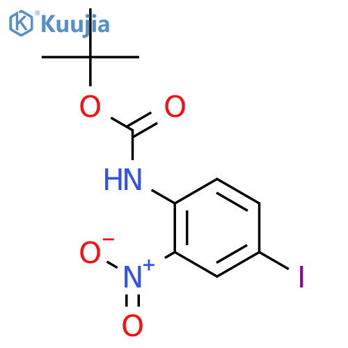 tert-Butyl (4-iodo-2-nitrophenyl)carbamate structure