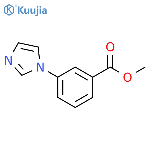Methyl 3-(1H-imidazol-1-yl)benzoate structure