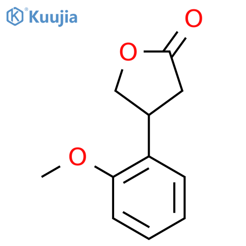 4-(2-methoxyphenyl)oxolan-2-one structure