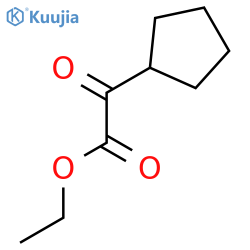 Ethyl 2-cyclopentyl-2-oxoacetate structure