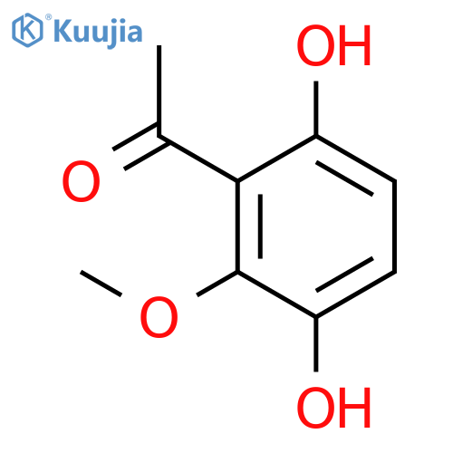 1-(3,6-dihydroxy-2-methoxyphenyl)ethanone structure