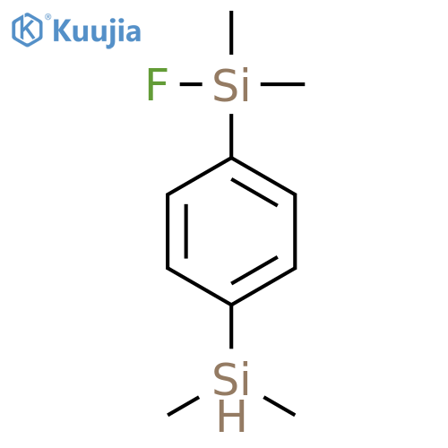 silane,[4-(dimethylsilyl)phenyl]fluorodimethyl- structure