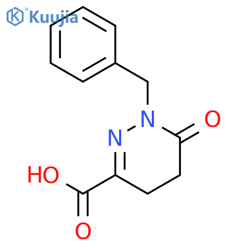 1-Benzyl-6-oxo-1,4,5,6-tetrahydropyridazine-3-carboxylic Acid structure