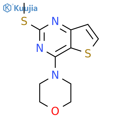 2-(Methylsulfanyl)-4-morpholinothieno[3,2-d]pyrimidine structure